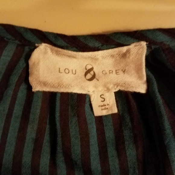 Lou & Grey Blue Striped Sleeveless Top - Picture 3 of 4